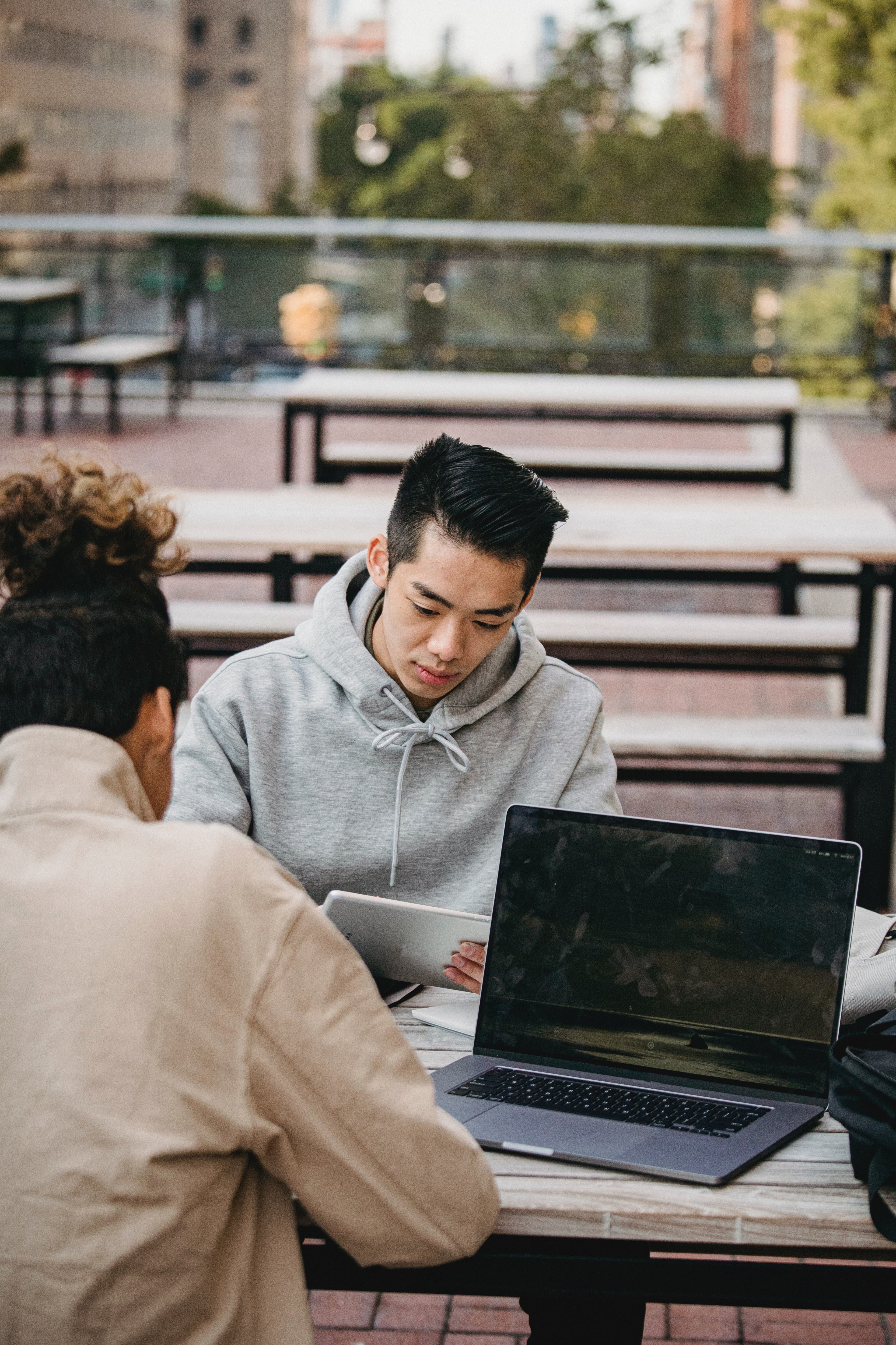 Students in campus